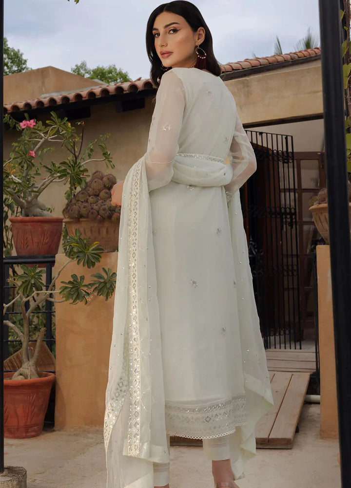 Shamooz Pret Embroidered Chiffon 3 Piece Suit SEM-0682 Turquoise