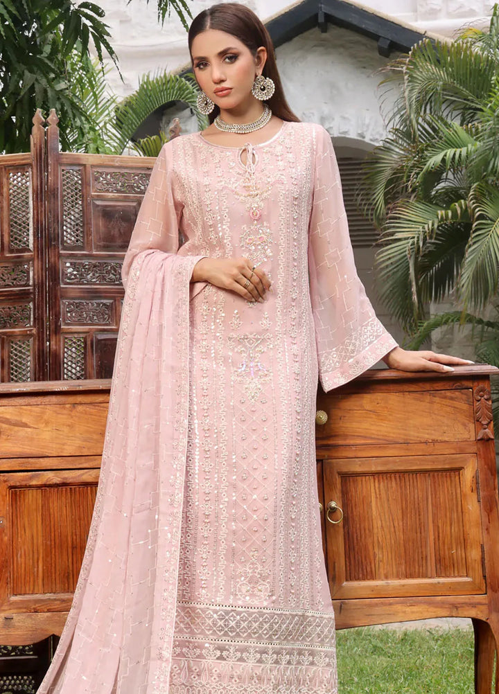 Shamooz Pret Embroidered Chiffon 3 Piece Suit SEM-0703 Coraline