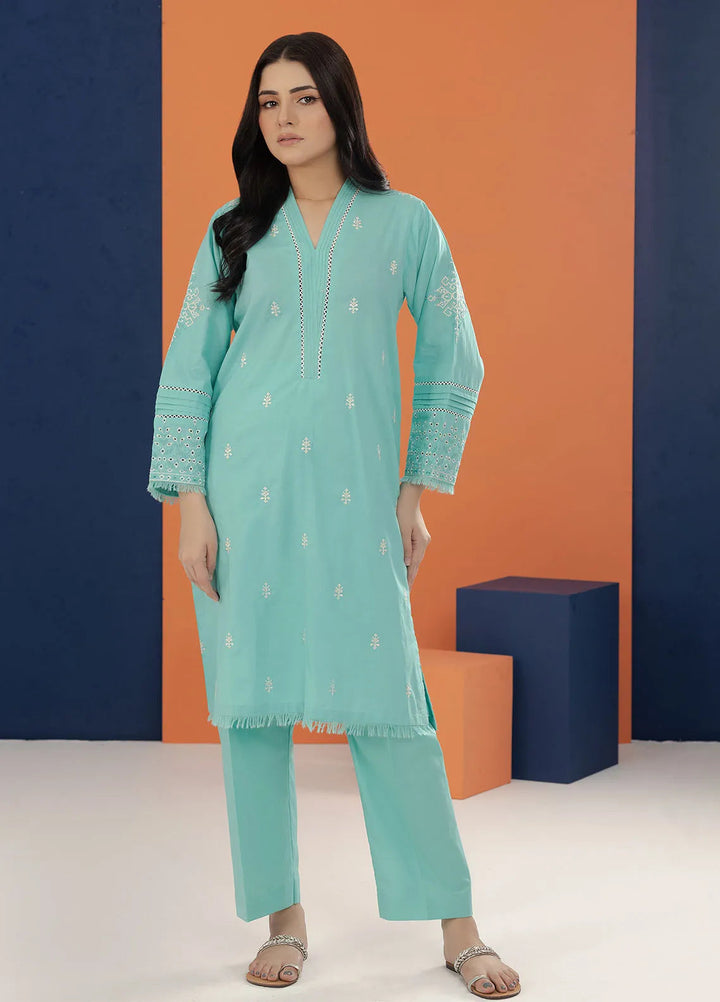 Shamooz Pret Embroidered Cotton 2 Piece Suit SC-023 Aqua