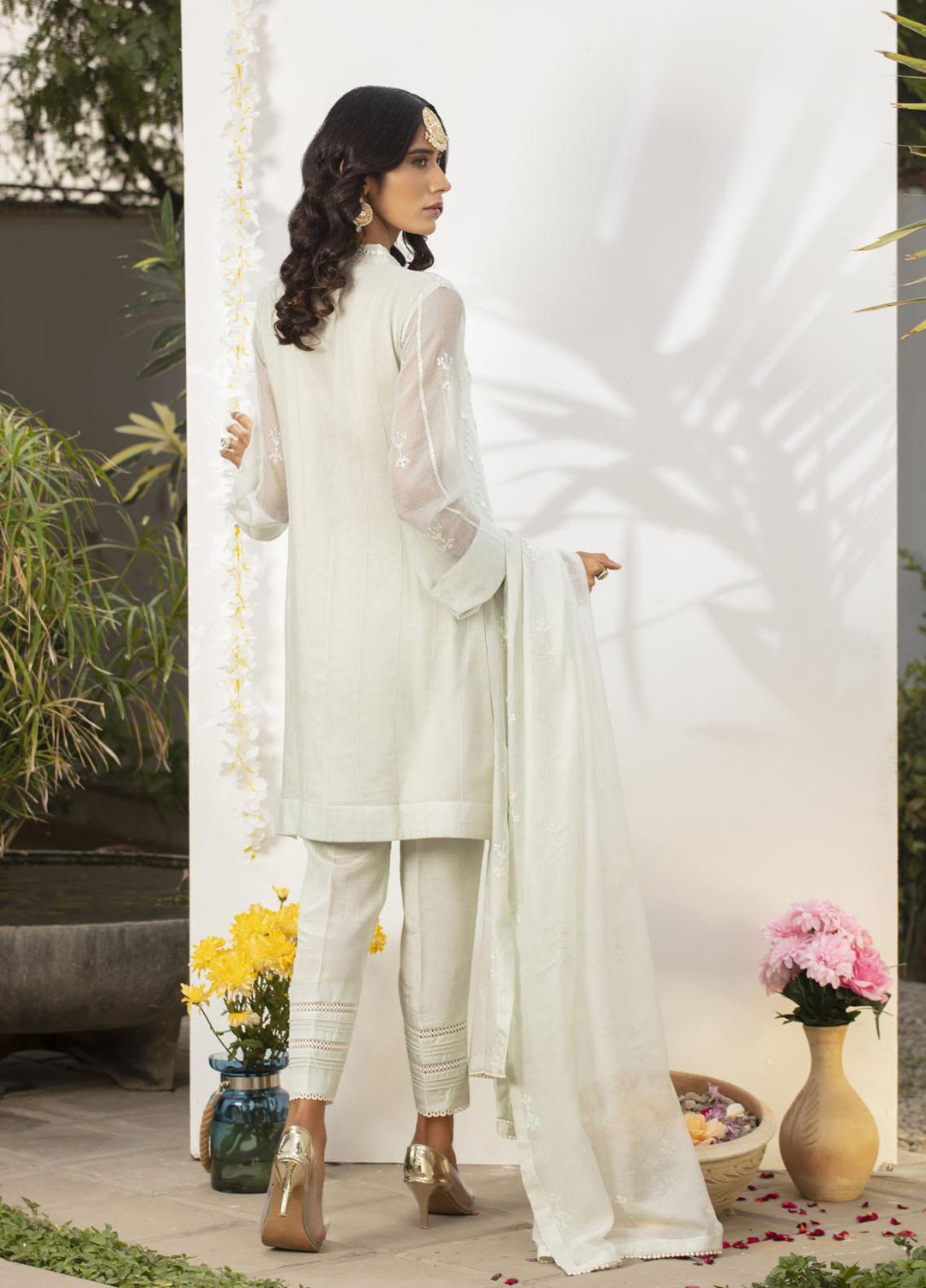 Shamooz Luxury Pret  Cotton Net 3 Piece Suit SHM22RW SEM-0296