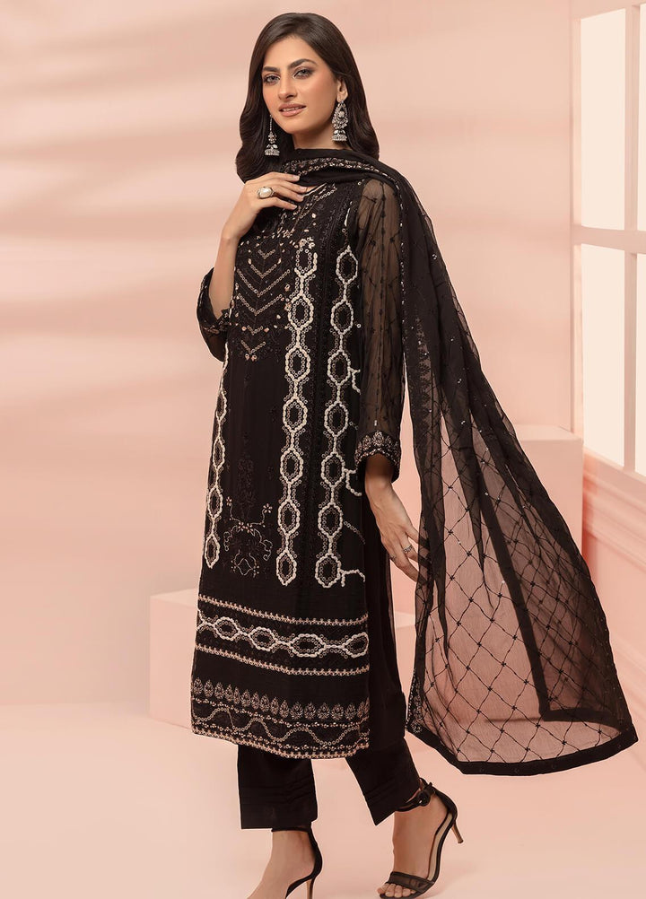 Shamooz Pret Embroidered Chiffon 3 Piece Suit SHM23C SEM-0465
