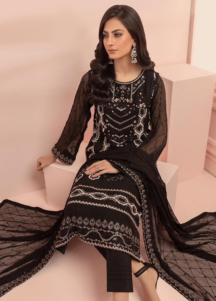 Shamooz Pret Embroidered Chiffon 3 Piece Suit SHM23C SEM-0465