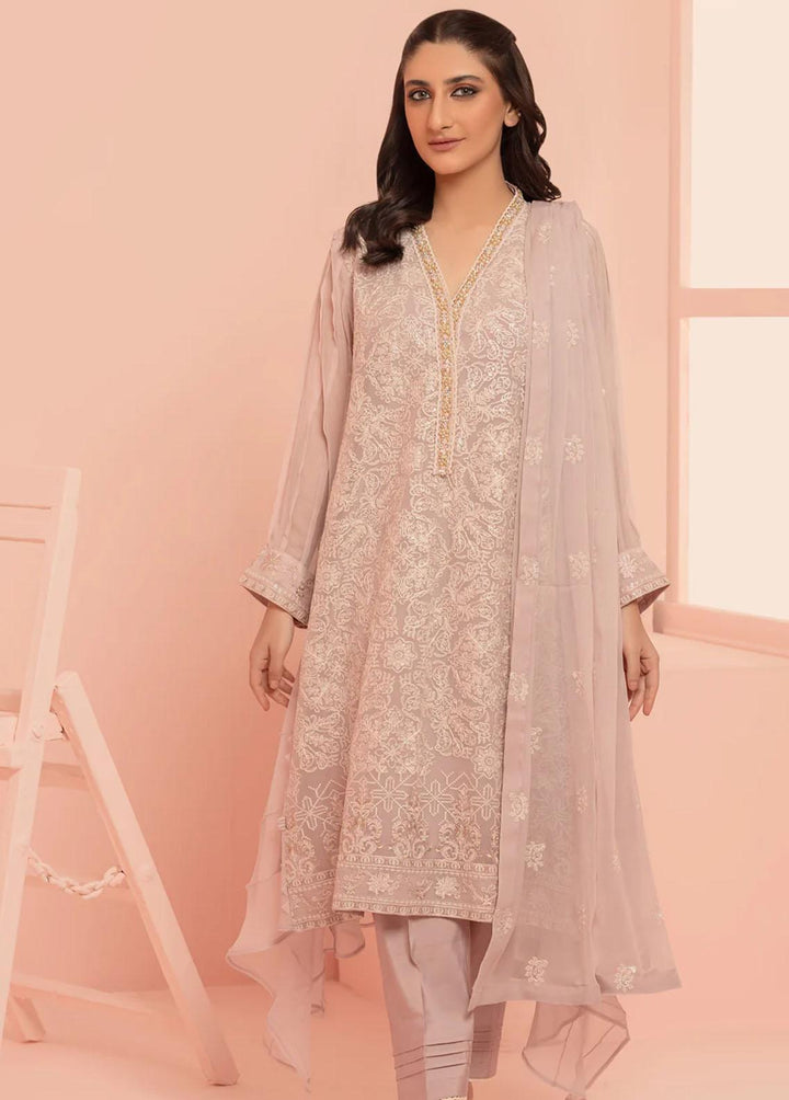 Shamooz Pret Embroidered Chiffon 3 Piece Suit SEM-0485