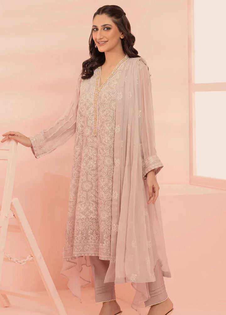 Shamooz Pret Embroidered Chiffon 3 Piece Suit SEM-0485