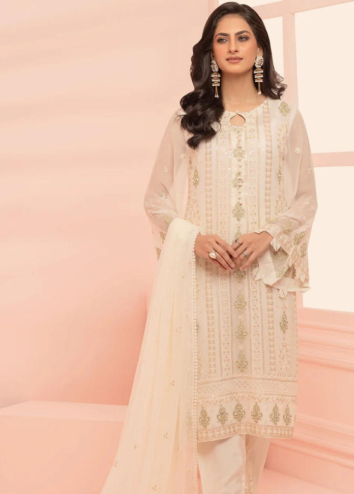 Shamooz Pret Embroidered Chiffon 3 Piece Suit SEM-0487