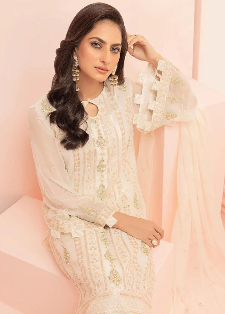 Shamooz Pret Embroidered Chiffon 3 Piece Suit SEM-0487
