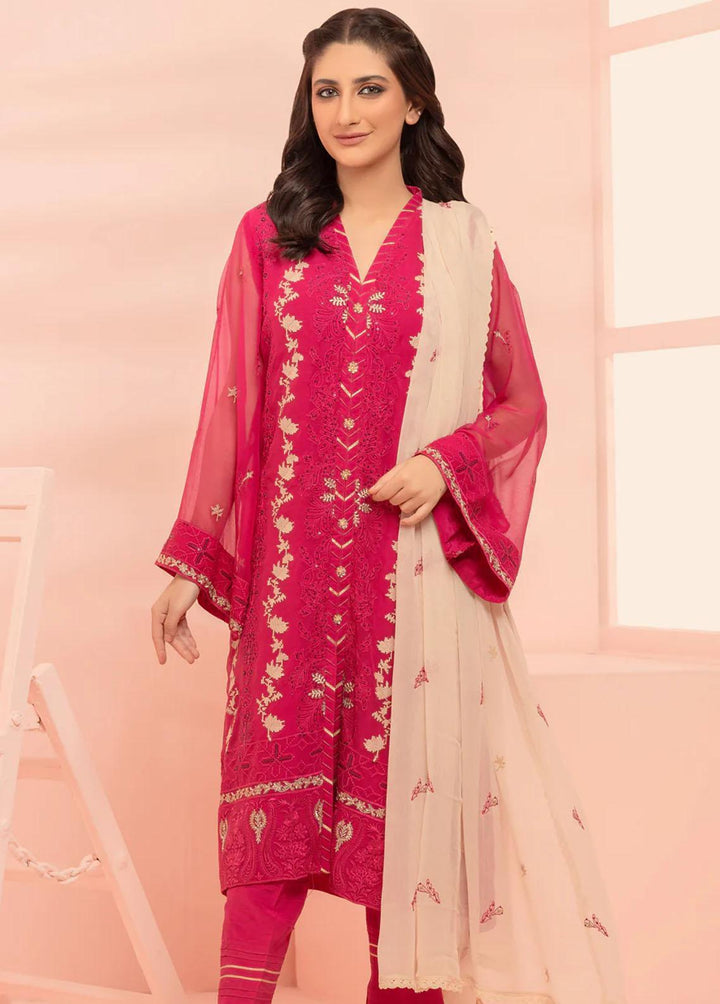 Shamooz Pret Embroidered Chiffon 3 Piece Suit SEM-0490