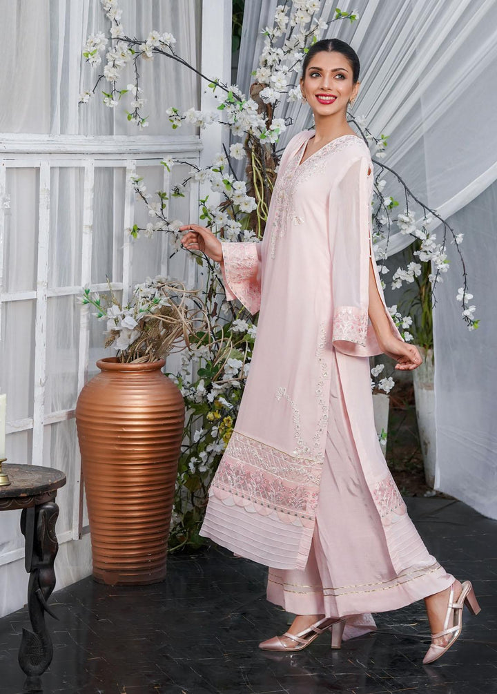 Shamooz Embroidered Chiffon Suits Unstitched 3 Piece SHM22W SU-036 - Winter Collection
