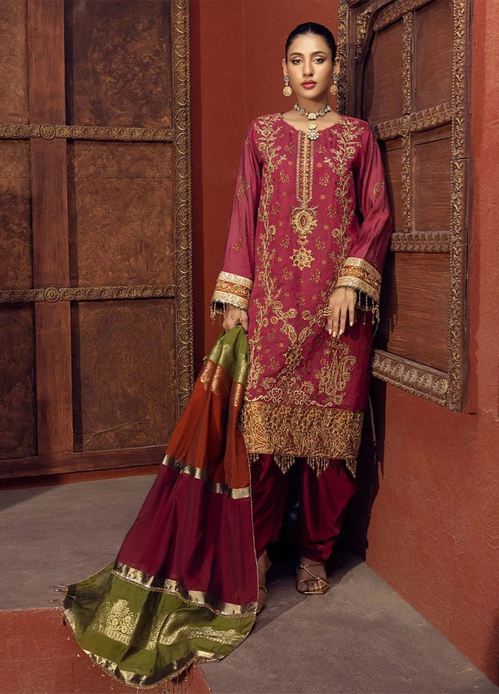 Shan e Festive by Salitex Embroidered 0 Suits Unstitched 3 Piece SUNW6JI017UT - Festive Collection