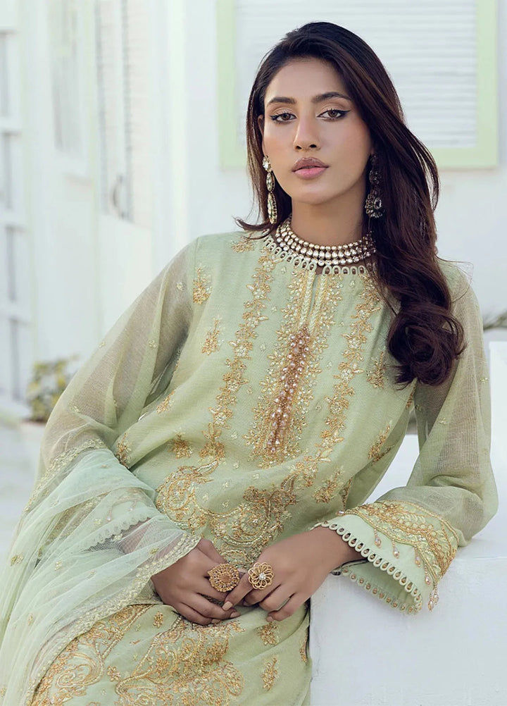 Shan e Festive by Salitex Embroidered Cotton Net Suits Unstitched 3 Piece SUNW6NO001UT - Festive Collection