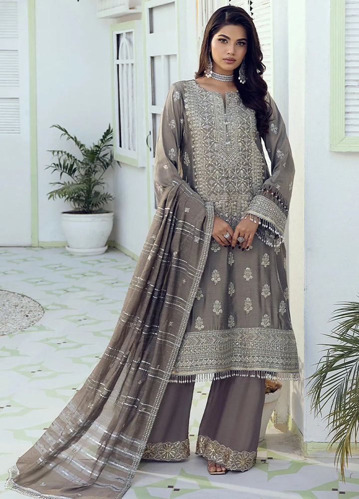 Shan e Festive by Salitex Embroidered Cotton Silk Suits Unstitched 3 Piece SUNW6NO009UT - Festive Collection