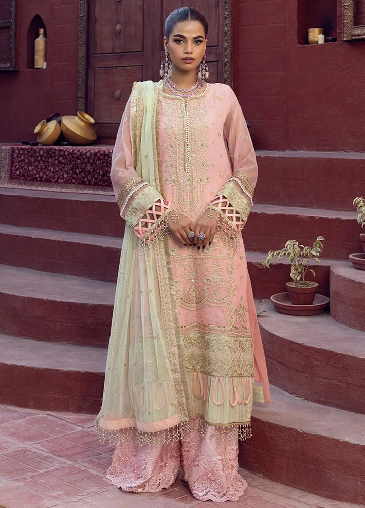 Shan e Festive by Salitex Embroidered Khaddi Net Suits Unstitched 3 Piece SUNW6JI016UT - Festive Collection