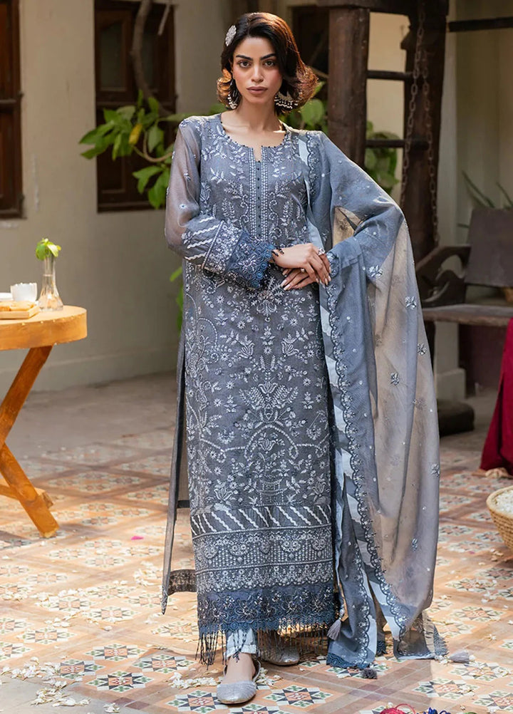 Shan e Festive by Salitex Embroidered Khaddi Net Suits Unstitched 3 Piece SUNW6JI042UT - Festive Collection