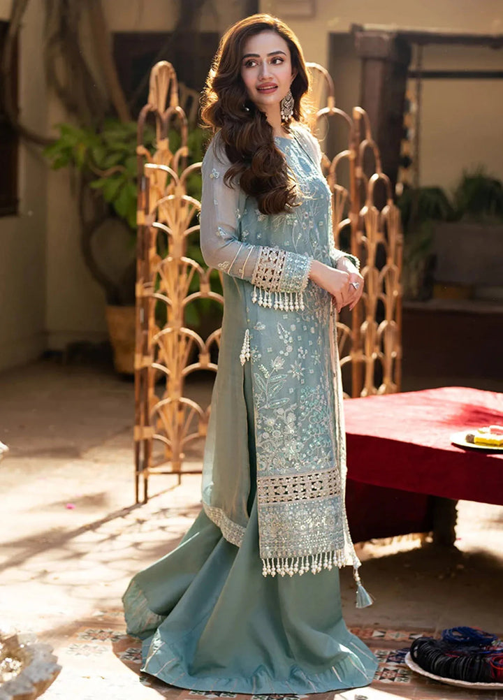 Shan e Festive by Salitex Embroidered Khaddi Net Suits Unstitched 3 Piece SUNW6JI043UT - Festive Collection