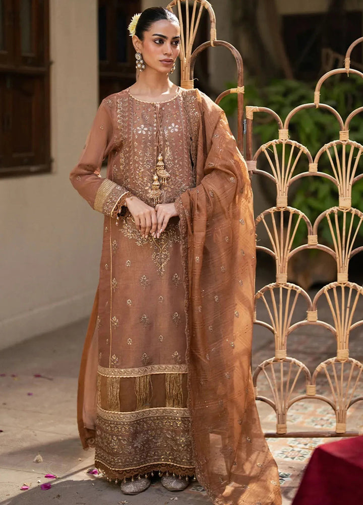 Shan e Festive by Salitex Embroidered Khaddi Net Suits Unstitched 3 Piece SUNW6JI044UT - Festive Collection
