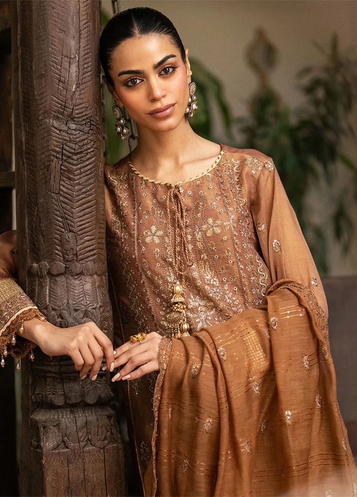 Shan e Festive by Salitex Embroidered Khaddi Net Suits Unstitched 3 Piece SUNW6JI044UT - Festive Collection