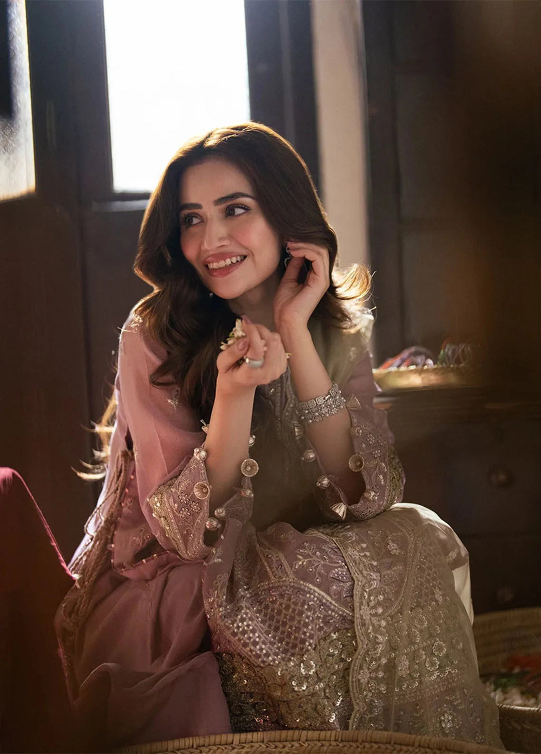 Shan e Festive by Salitex Embroidered Khaddi Net Suits Unstitched 3 Piece SUNW6JI047UT - Festive Collection