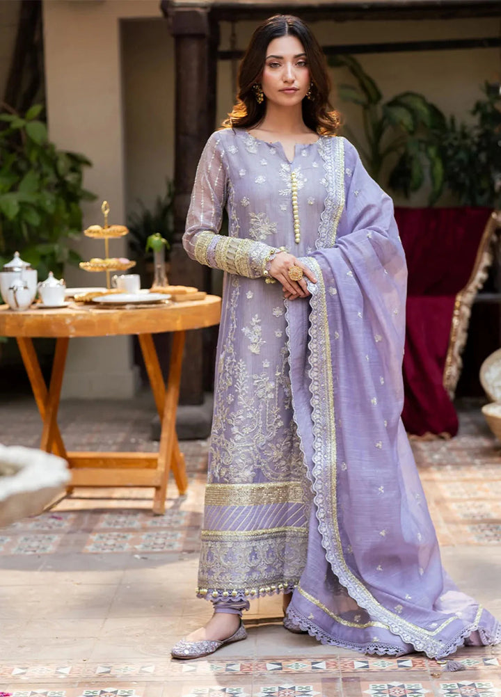 Shan e Festive by Salitex Embroidered Khaddi Net Suits Unstitched 3 Piece SUNW6NO026UT - Festive Collection