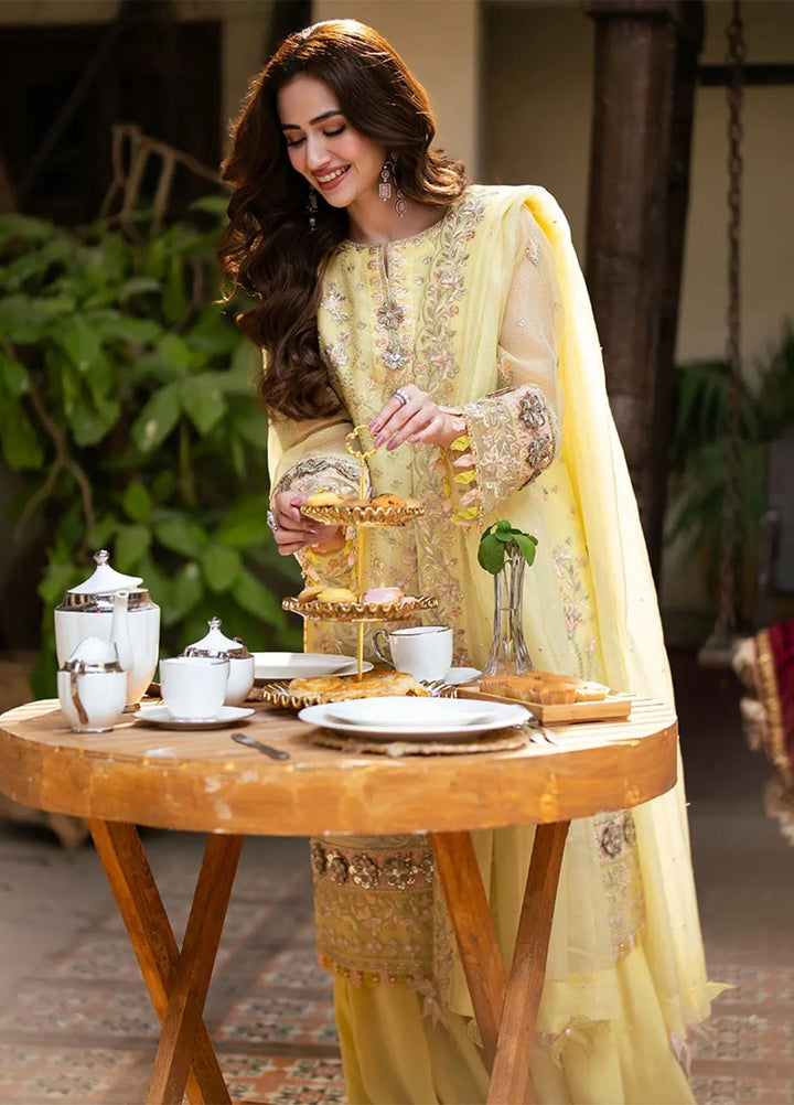 Shan e Festive by Salitex Embroidered Organza Suits Unstitched 3 Piece SUNW6NO030UT - Festive Collection