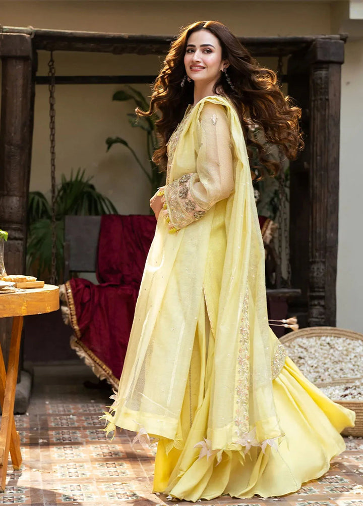 Shan e Festive by Salitex Embroidered Organza Suits Unstitched 3 Piece SUNW6NO030UT - Festive Collection