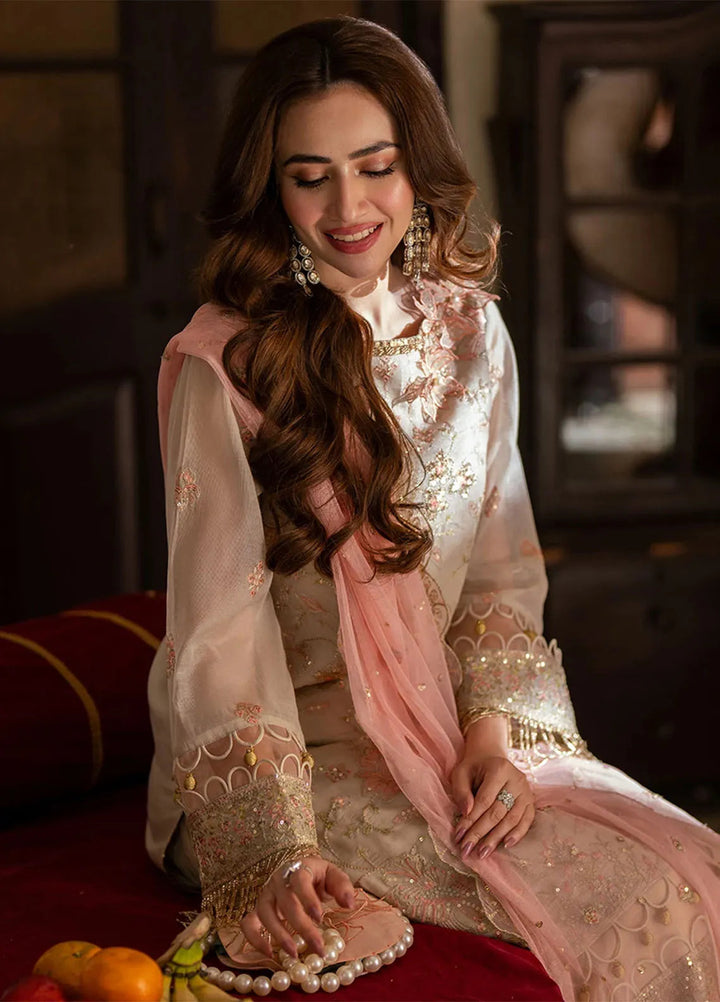 Shan e Festive by Salitex Embroidered Paper Cotton Suits Unstitched 3 Piece SUNW6NO033UT - Festive Collection