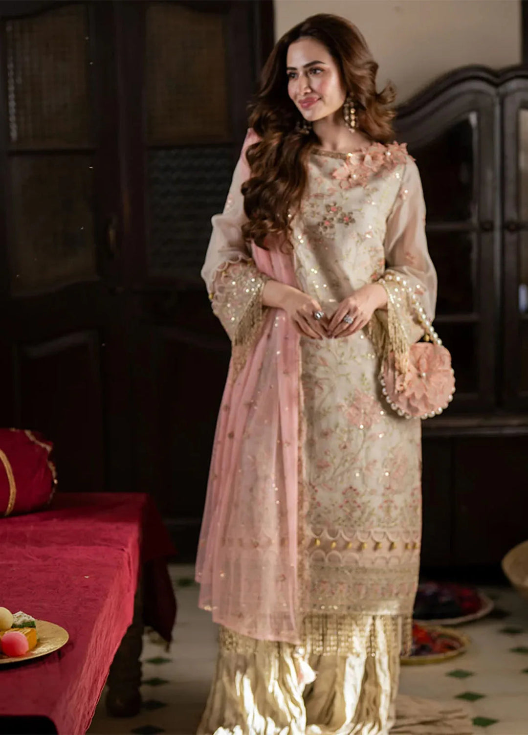 Shan e Festive by Salitex Embroidered Paper Cotton Suits Unstitched 3 Piece SUNW6NO033UT - Festive Collection