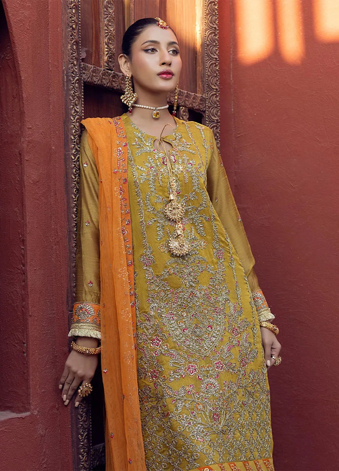 Shan e Festive by Salitex Embroidered Yarn Suits Unstitched 3 Piece SUNW6JI023UT - Festive Collection