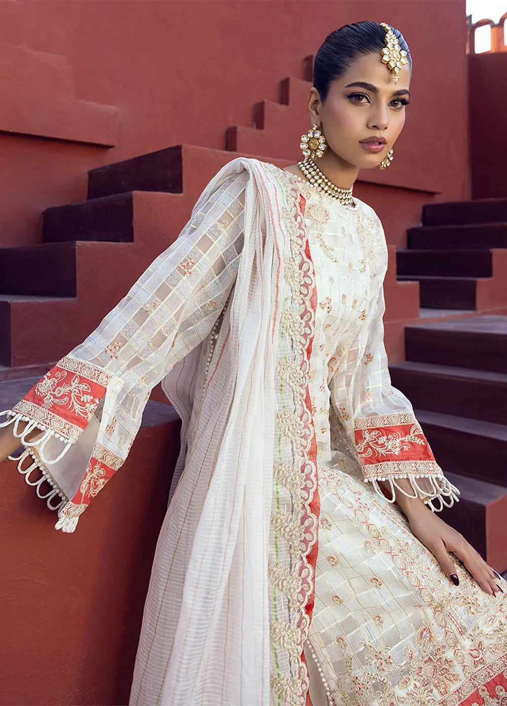 Shan e Festive by Salitex Embroidered Yarn Suits Unstitched 3 Piece SUNW6JI024UT - Festive Collection