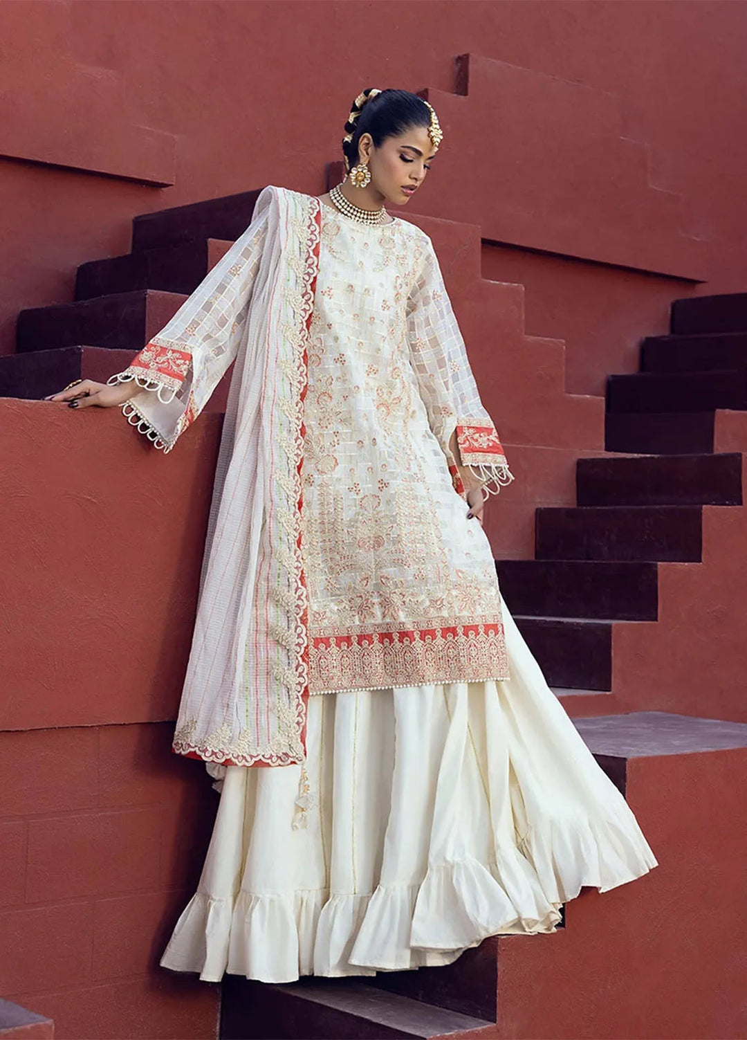 Shan e Festive by Salitex Embroidered Yarn Suits Unstitched 3 Piece SUNW6JI024UT - Festive Collection