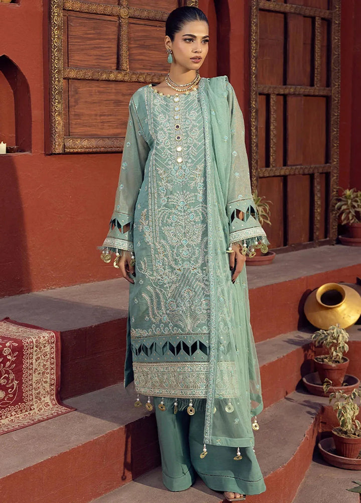 Shan e Festive by Salitex Embroidered Zari Suits Unstitched 3 Piece SUNW6JI013UT - Festive Collection