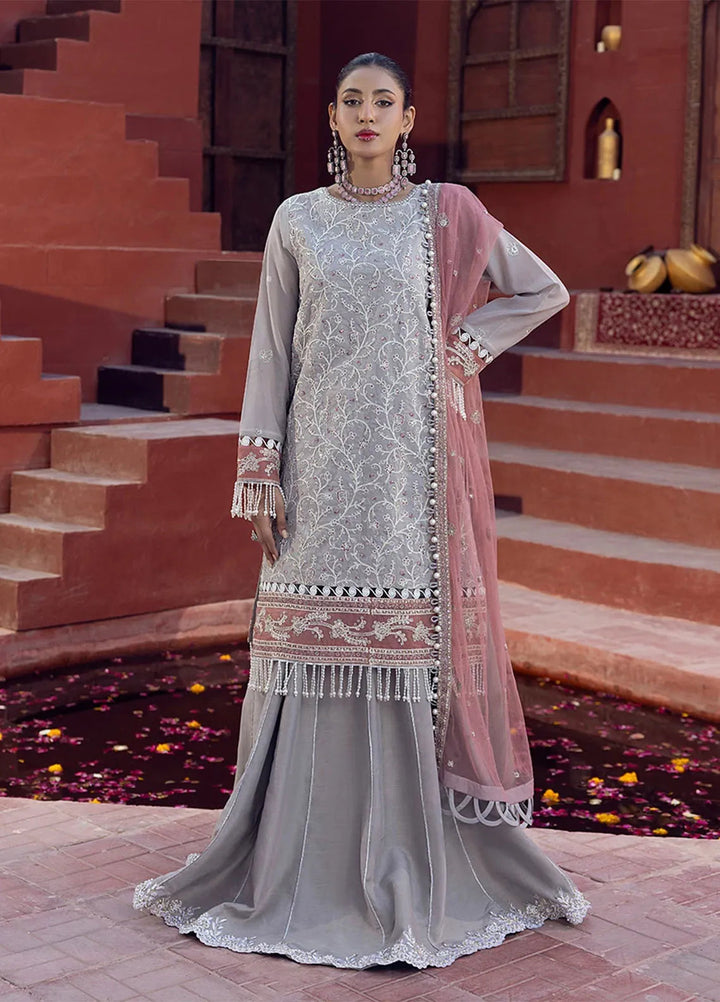 Shan e Festive by Salitex Embroidered Zari Suits Unstitched 3 Piece SUNW6JI014UT - Festive Collection