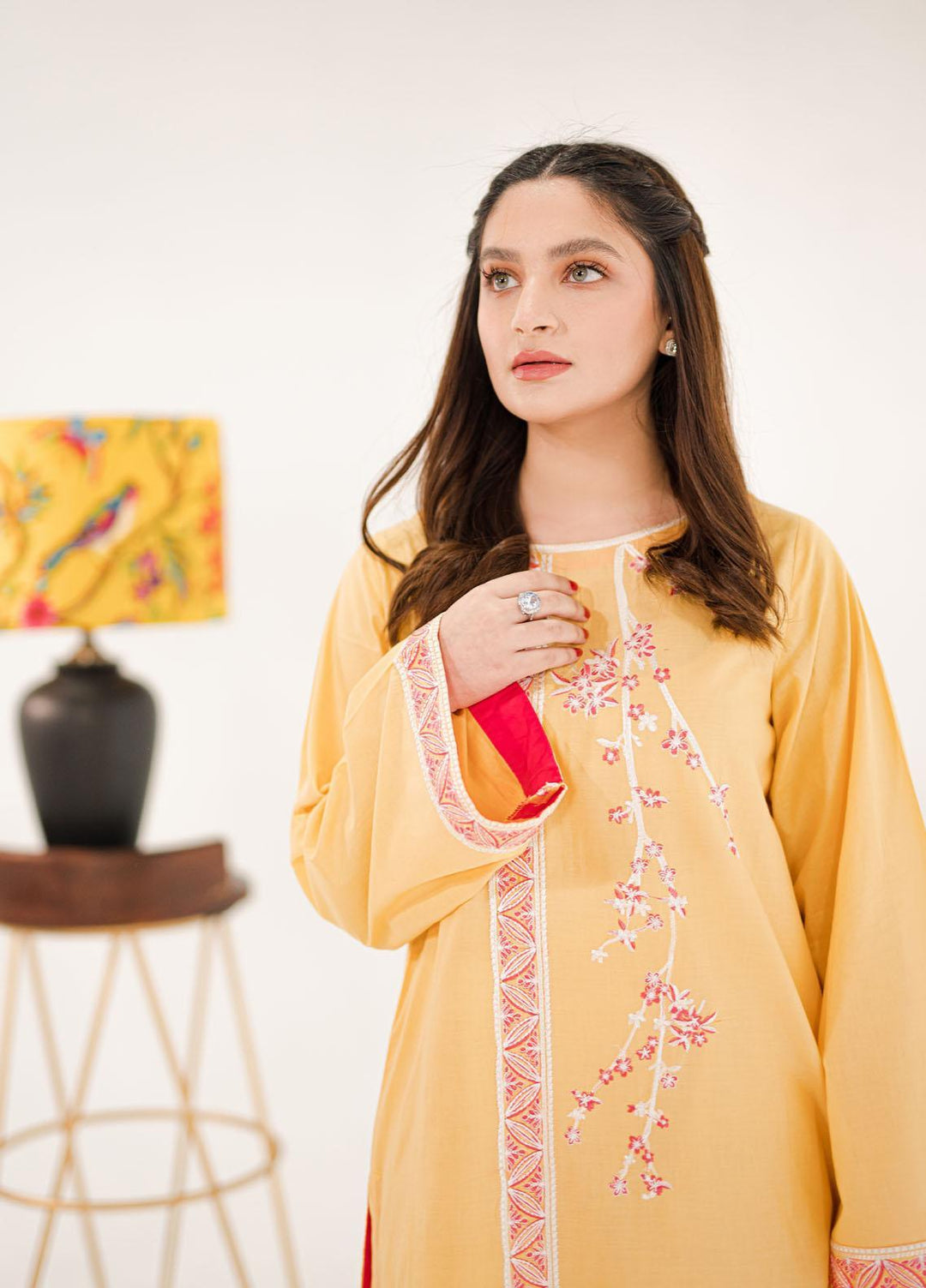 Shanyera Casual Pret Embroidered Lawn 2 Piece Suit SHN22SC B6 - Sunny Mist