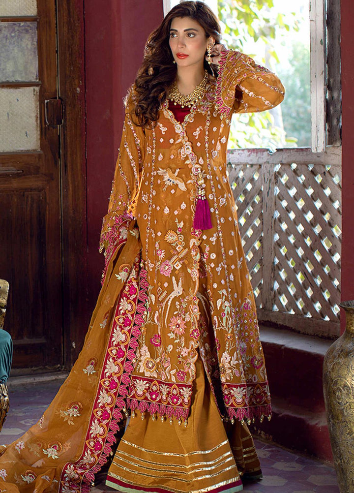 Sheeba Kapadia Embroidered Chiffon Suits Unstitched 3 Piece SHK21BR 03-Novah - Festive Collection