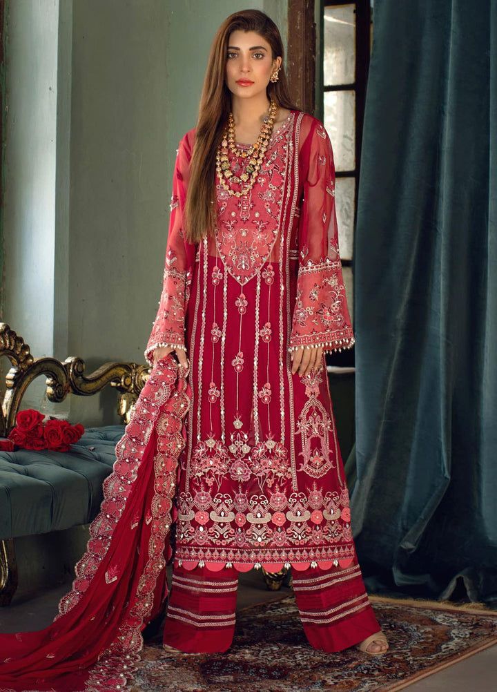 Sheeba Kapadia Embroidered Chiffon Suits Unstitched 3 Piece SHK21BR 07-Adira - Festive Collection