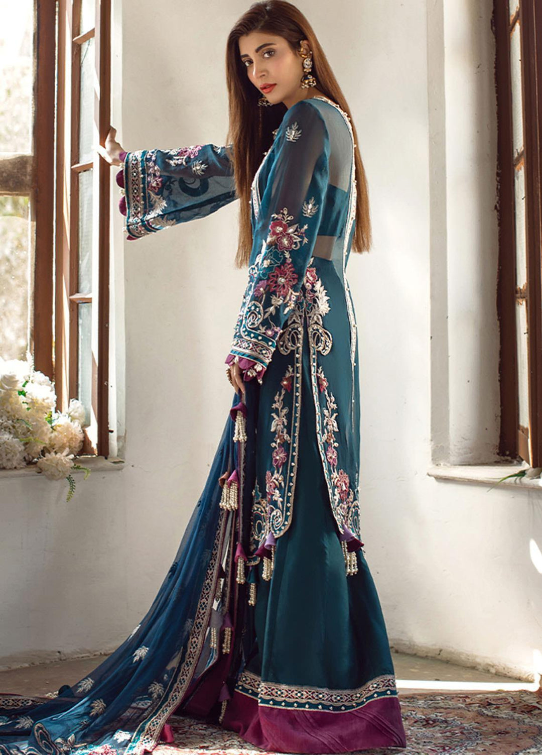 Sheeba Kapadia Embroidered Organza Suits Unstitched 3 Piece SHK21BR 08-Freya - Festive Collection
