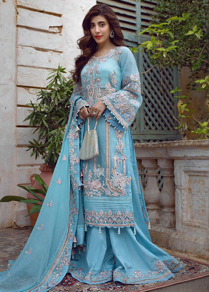 Sheeba Kapadia Embroidered Chiffon Suits Unstitched 3 Piece SHK21BR 09-Serenity - Festive Collection