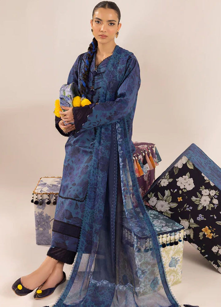 Sheen by Alizeh Fashion Printed Lawn Suits Unstitched 3 Piece AFB24SH D-04 Moonstone - Summer Collection