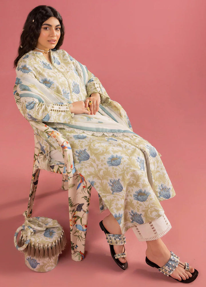 Sheen by Alizeh Fashion Printed Lawn Suits Unstitched 3 Piece AFB24SH D-05 Tesoro - Summer Collection