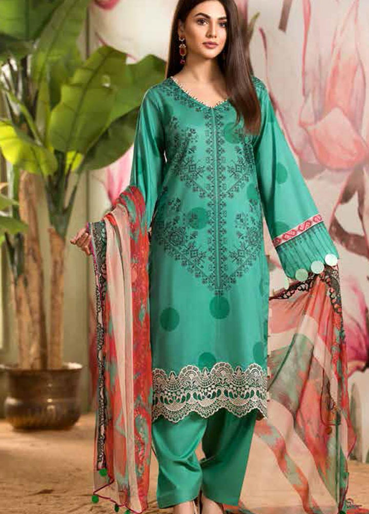 Sheen by Charizma Embroidered Lawn Suits Unstitched 3 Piece CRZ21SH Mountain Meadow SH-02 - Summer Collection