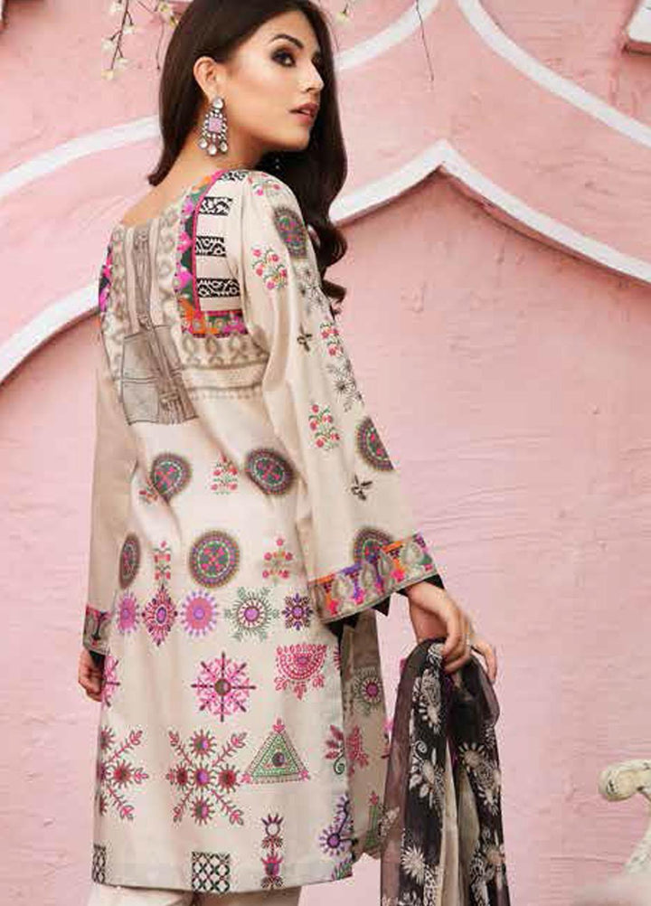 Sheen by Charizma Embroidered Lawn Suits Unstitched 3 Piece CRZ21SH Serene Moods SH-01-B - Summer Collection