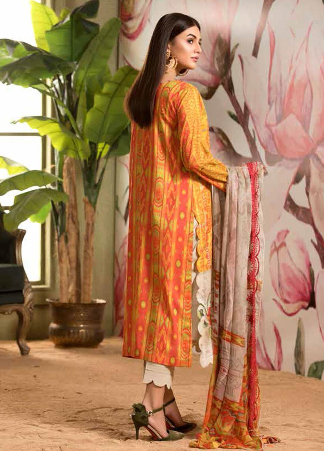 Sheen by Charizma Embroidered Lawn Suits Unstitched 3 Piece CRZ21SH Vivid Days SH-08 - Summer Collection