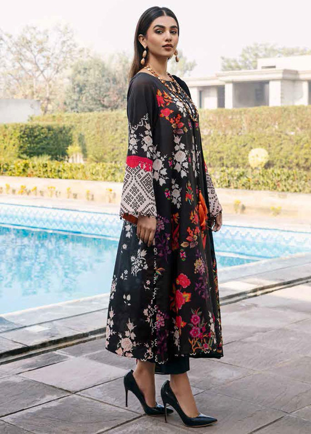 Sheen by Charizma Embroidered Lawn Suits Unstitched 3 Piece CRZ23S PEC-01 - Summer Collection