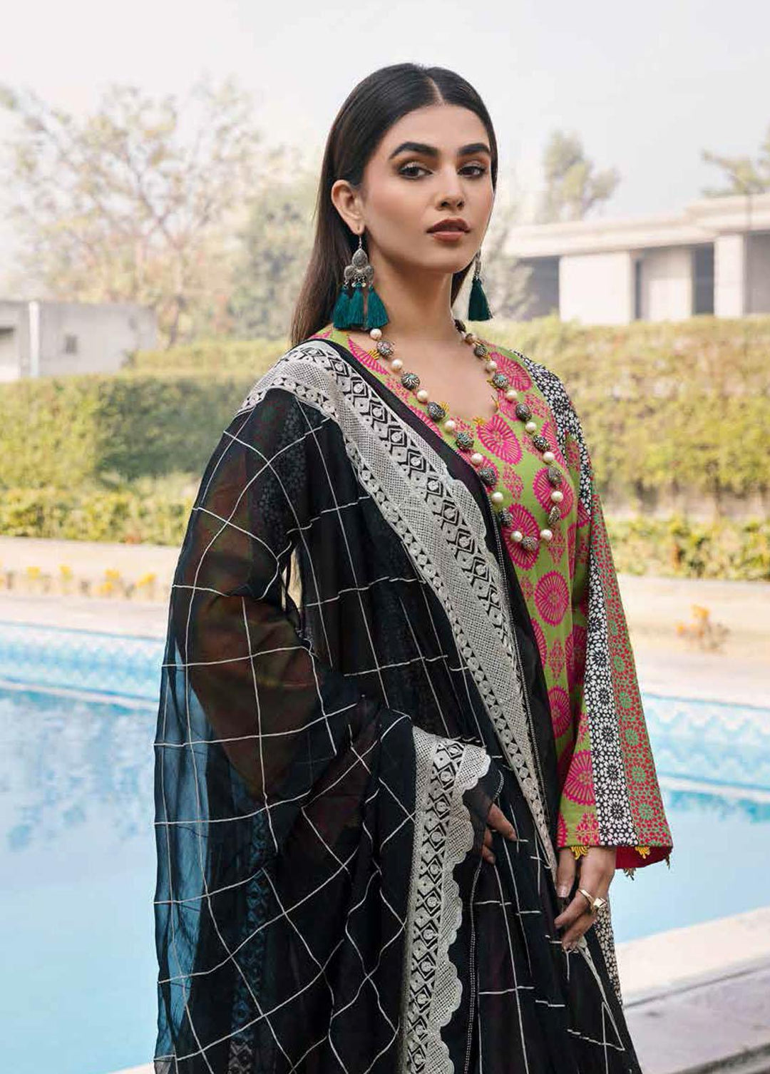 Sheen by Charizma Embroidered Lawn Suits Unstitched 3 Piece CRZ23S PEC-02 - Summer Collection
