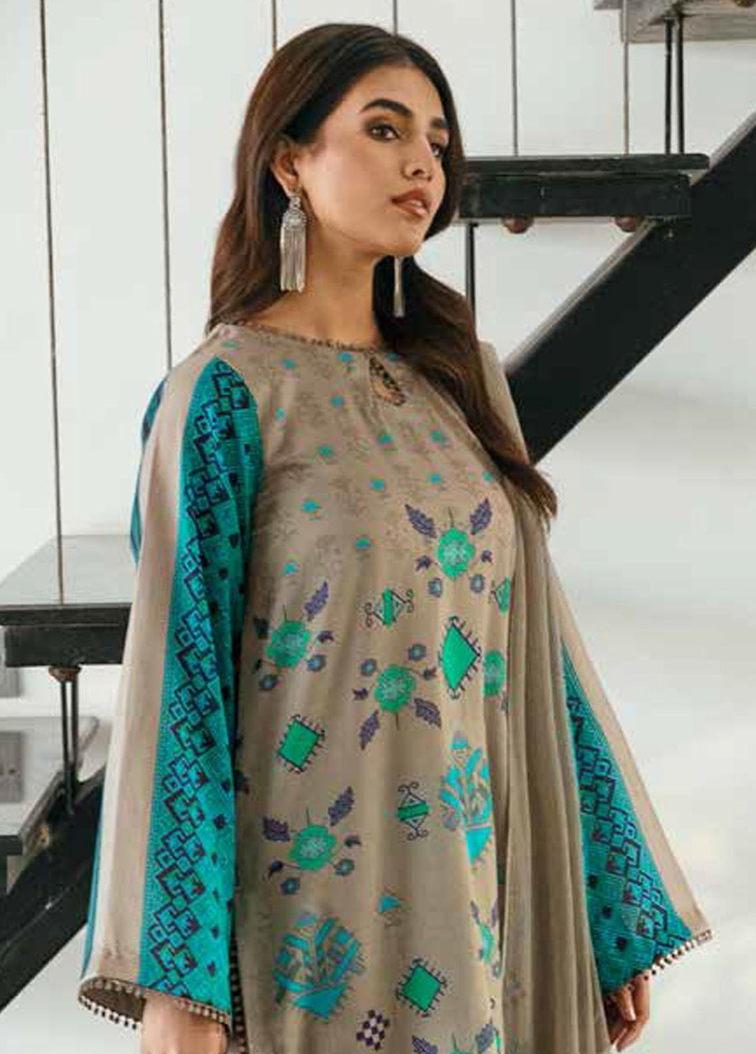 Sheen by Charizma Embroidered Lawn Suits Unstitched 3 Piece CRZ23S PEC-10 - Summer Collection