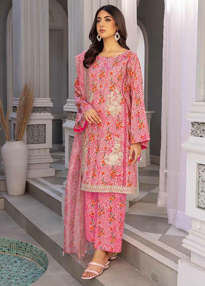 Sheen By Charizma Embroidered Lawn Suits Unstitched 3 Piece CRZ23SH SH-11 - Summer Collection