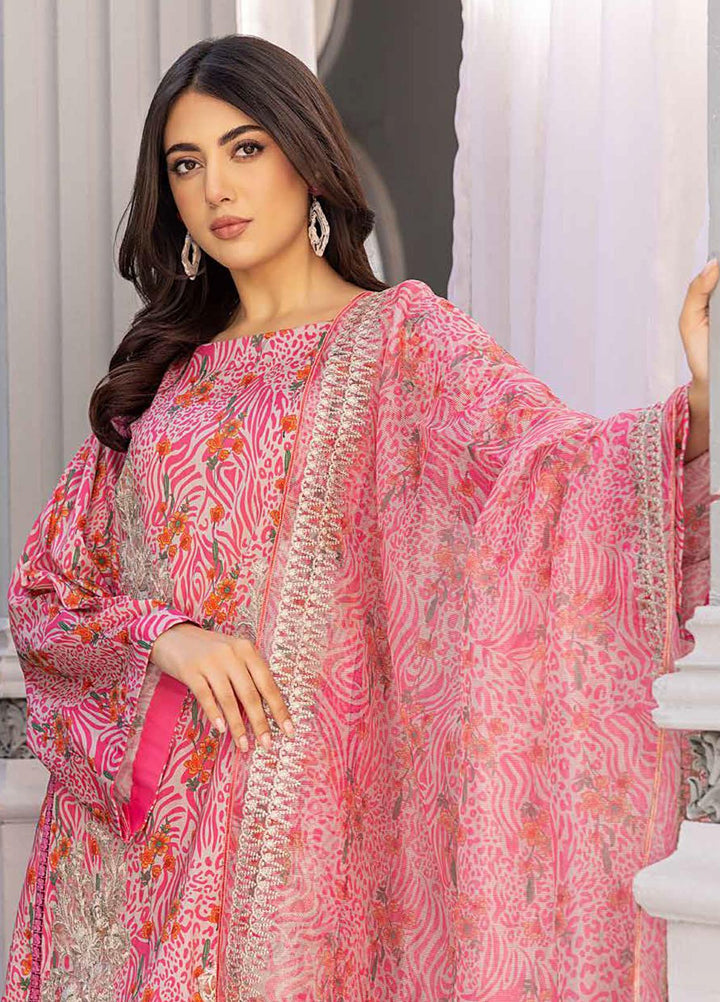 Sheen By Charizma Embroidered Lawn Suits Unstitched 3 Piece CRZ23SH SH-11 - Summer Collection