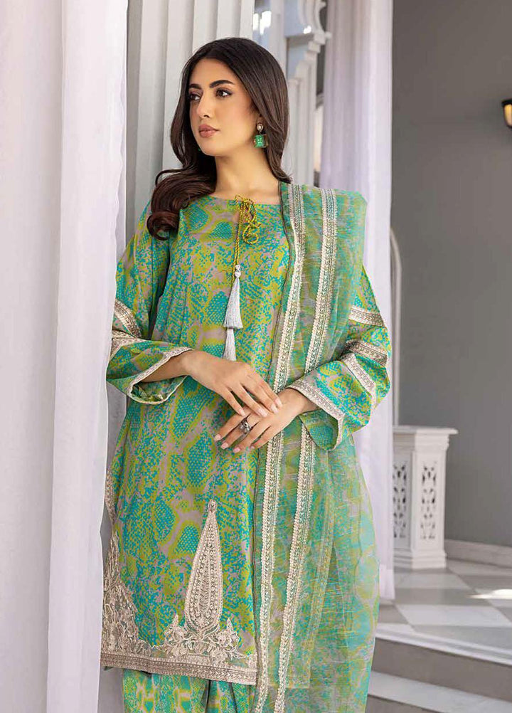 Sheen By Charizma Embroidered Lawn Suits Unstitched 3 Piece CRZ23SH SH-13 - Summer Collection