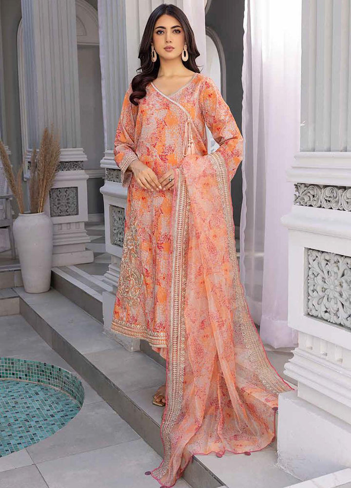Sheen By Charizma Embroidered Lawn Suits Unstitched 3 Piece CRZ23SH SH-14 - Summer Collection