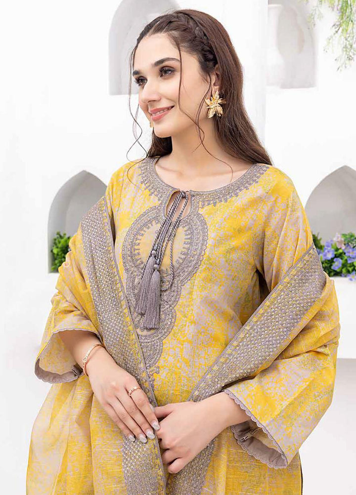 Sheen By Charizma Embroidered Lawn Suits Unstitched 3 Piece CRZ23SH SH-15 - Summer Collection