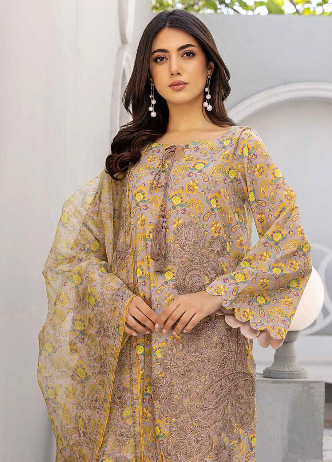 Sheen By Charizma Embroidered Lawn Suits Unstitched 3 Piece CRZ23SH SH-17 - Summer Collection